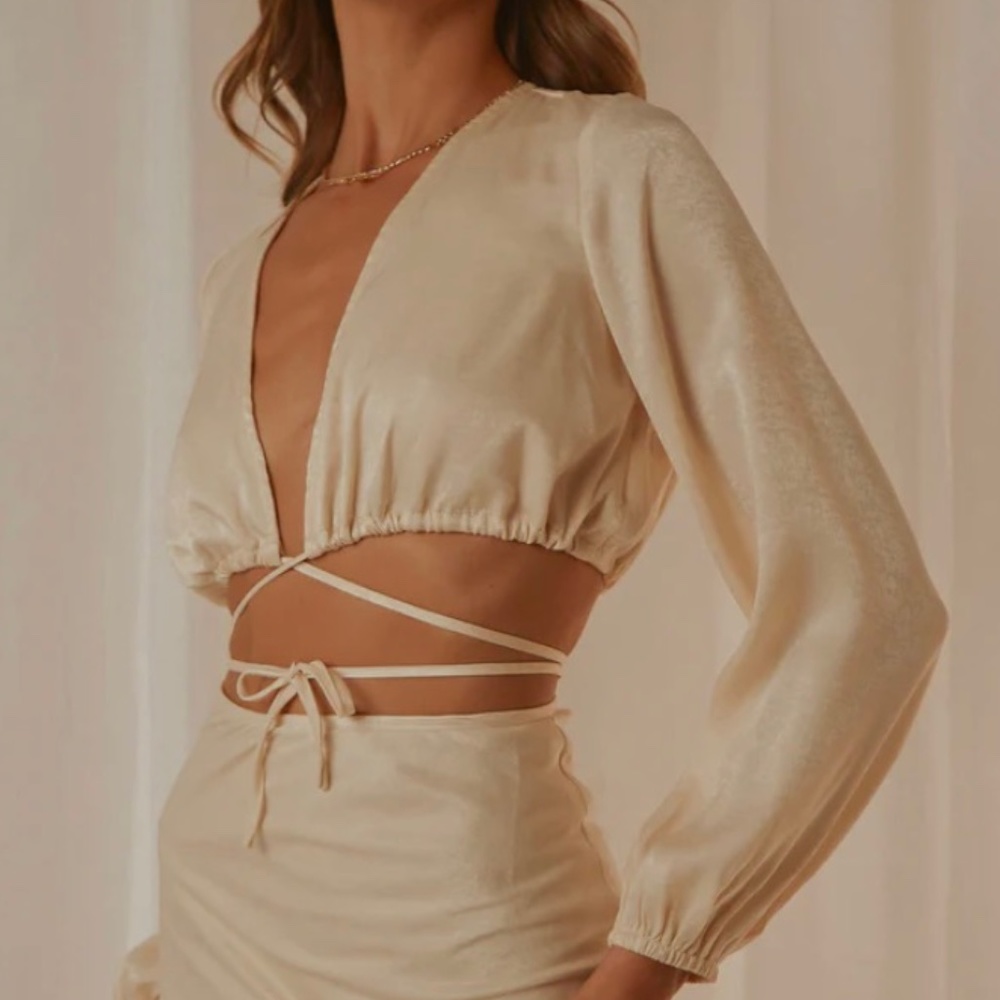 Pepper mayo soleil tie top